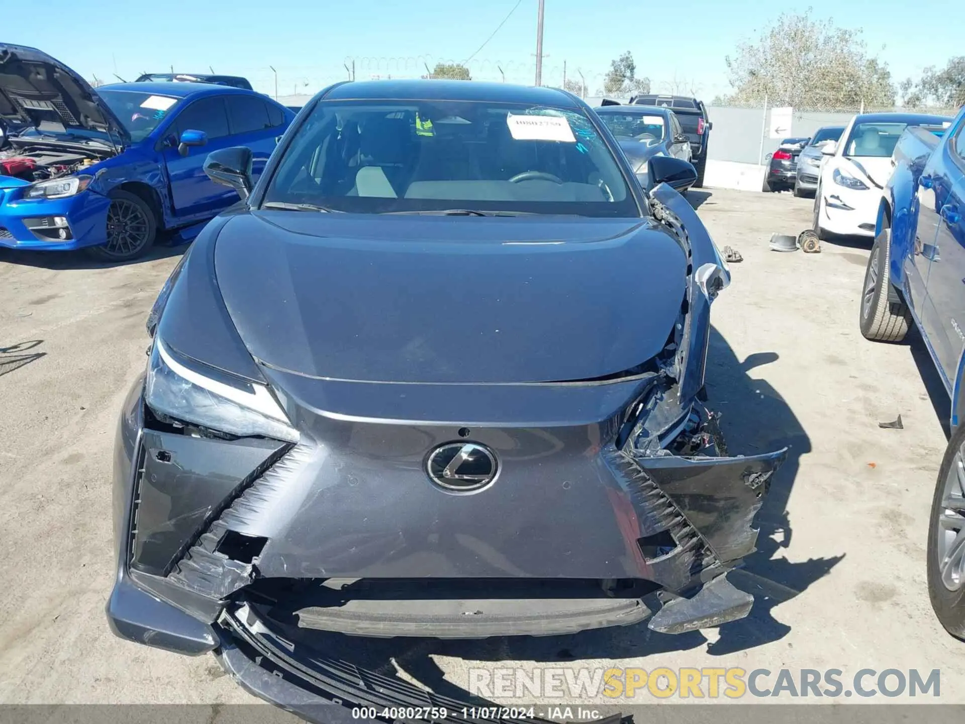 12 Photograph of a damaged car JTJAAAAB3PA008294 LEXUS RZ 450E 2023