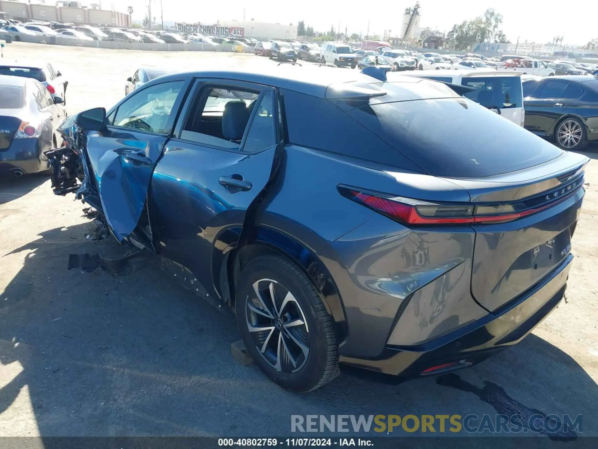 3 Photograph of a damaged car JTJAAAAB3PA008294 LEXUS RZ 450E 2023