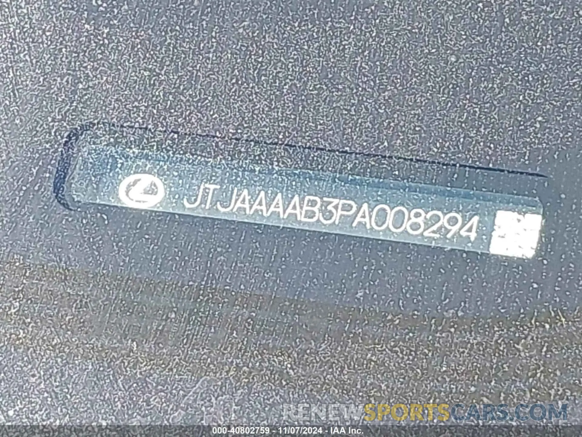 9 Photograph of a damaged car JTJAAAAB3PA008294 LEXUS RZ 450E 2023