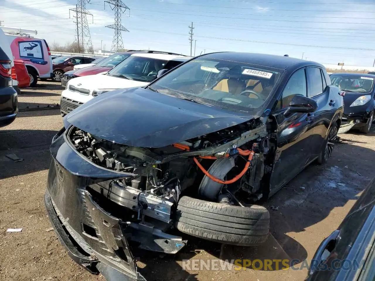 1 Photograph of a damaged car JTJAAAAB5PA018566 LEXUS RZ 450E 2023