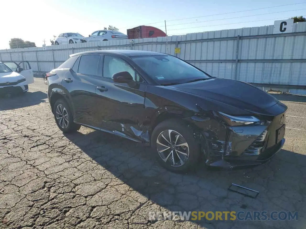 4 Photograph of a damaged car JTJAAAAB6PA022223 LEXUS RZ 450E 2023