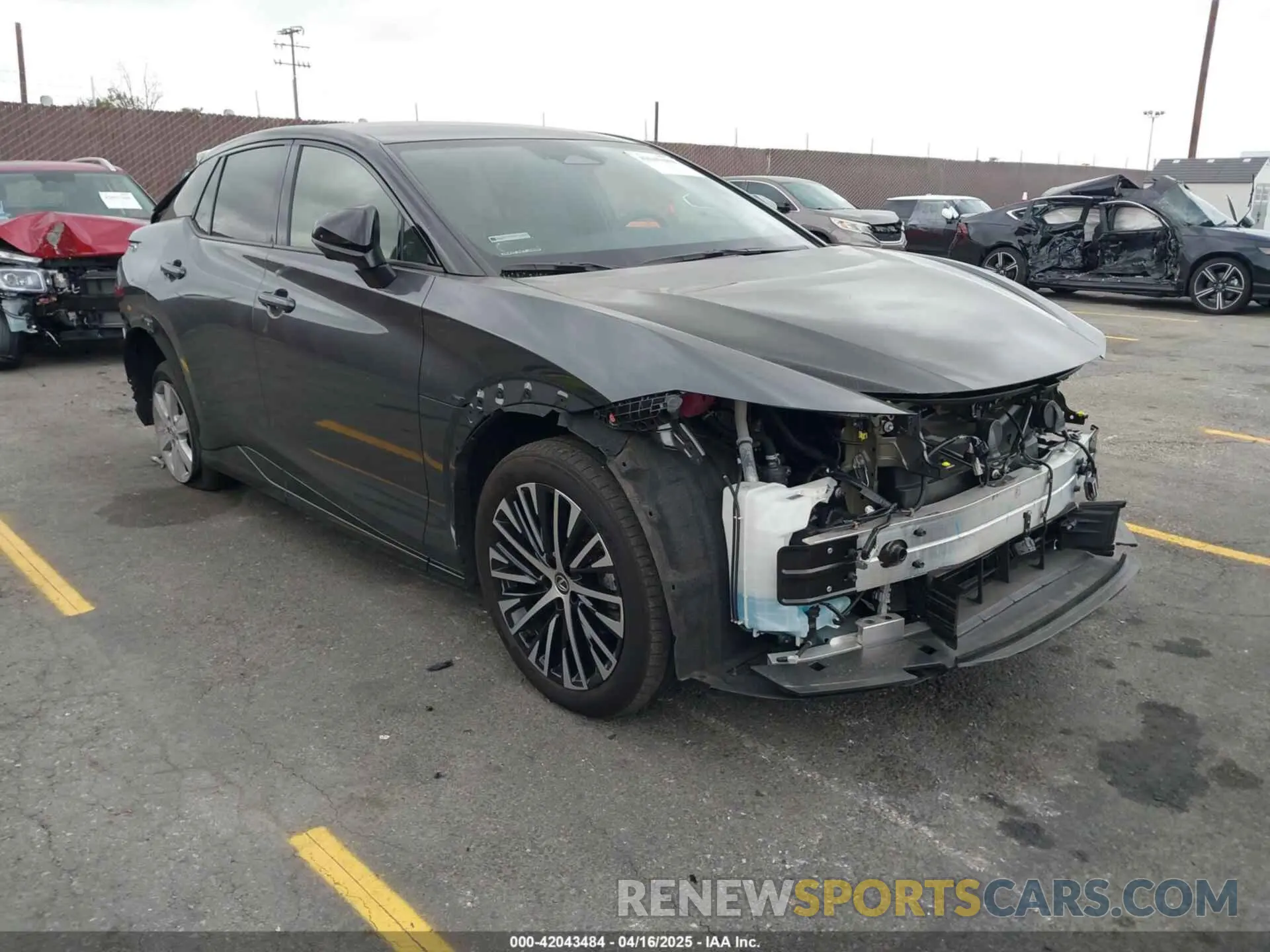 1 Photograph of a damaged car JTJAAAAB9PA021955 LEXUS RZ 450E 2023