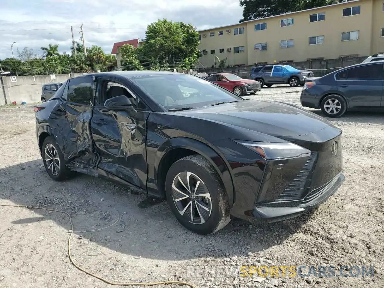 4 Photograph of a damaged car JTJAAAAB8RA026440 LEXUS RZ 450E 2024