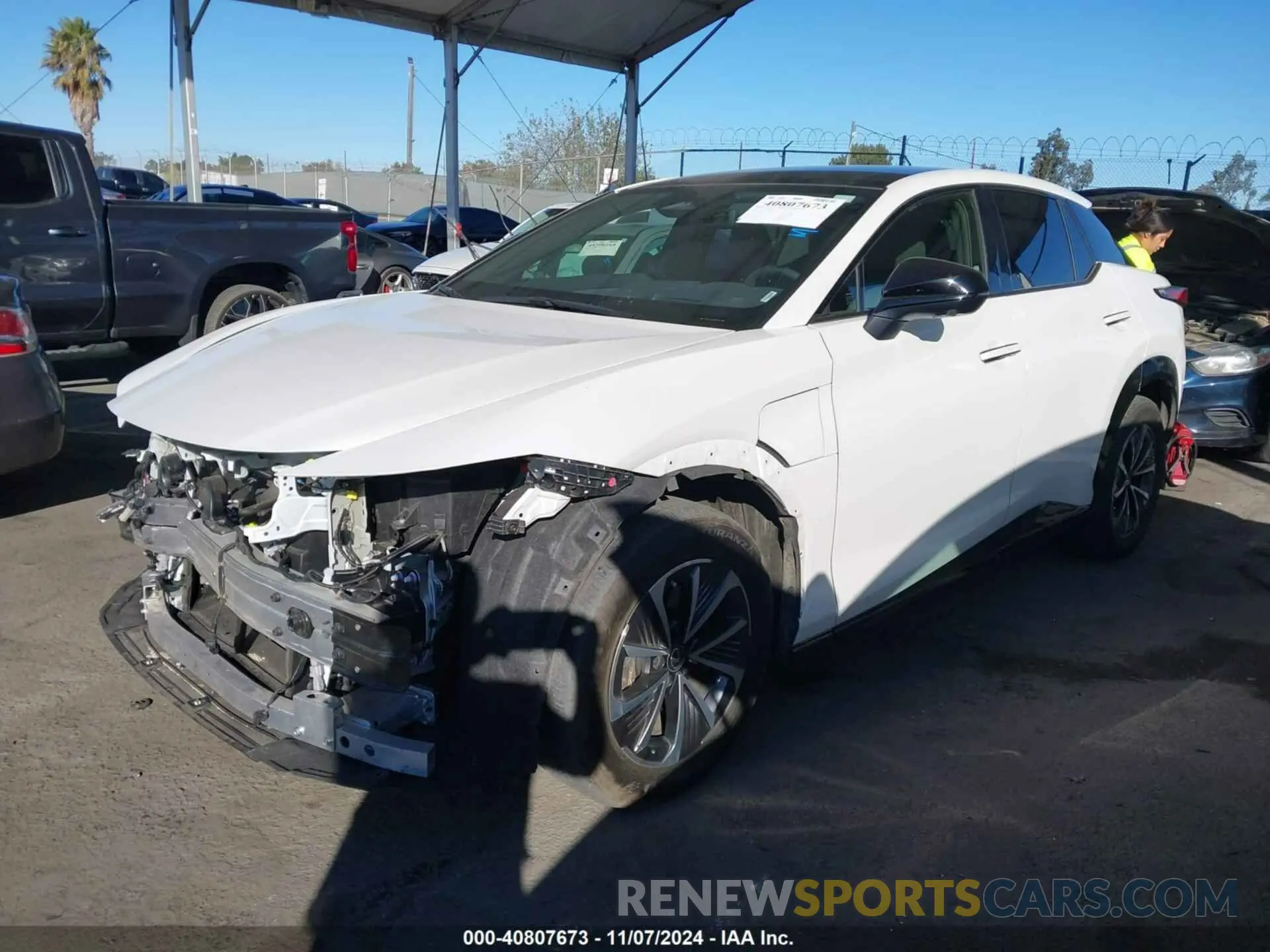 2 Photograph of a damaged car JTJAAAAB9RA023501 LEXUS RZ 450E 2024