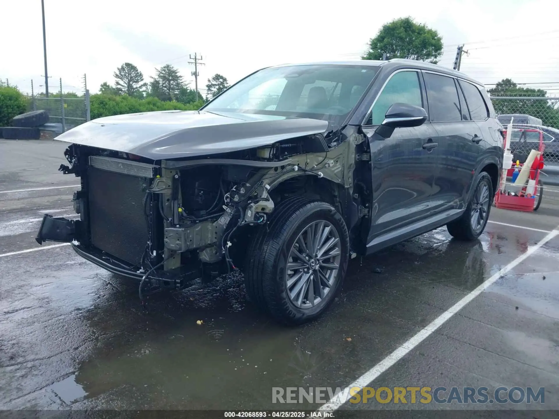 2 Photograph of a damaged car 5TDAAAA65RS002699 LEXUS TX 350 2024