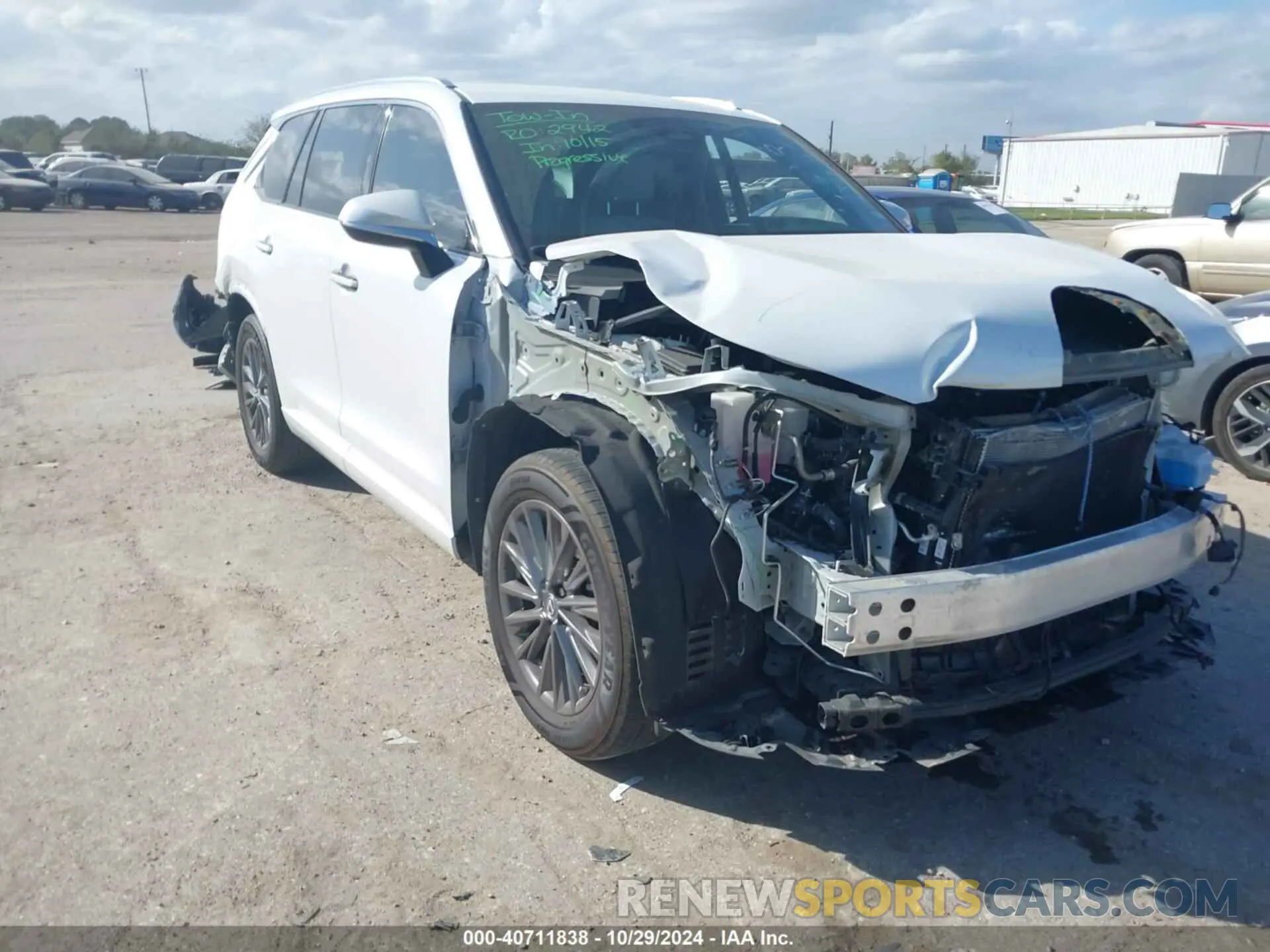 1 Photograph of a damaged car 5TDAAAA65RS006381 LEXUS TX 350 2024