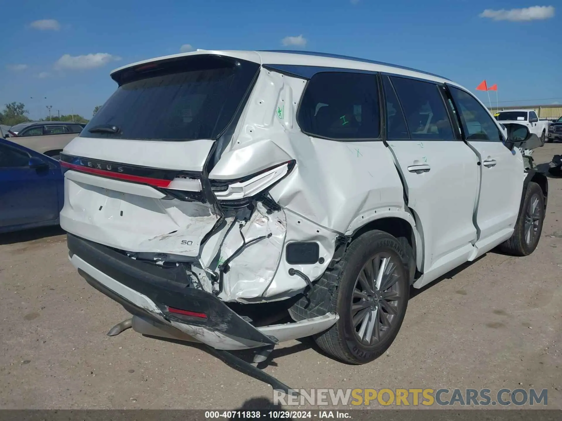 4 Photograph of a damaged car 5TDAAAA65RS006381 LEXUS TX 350 2024