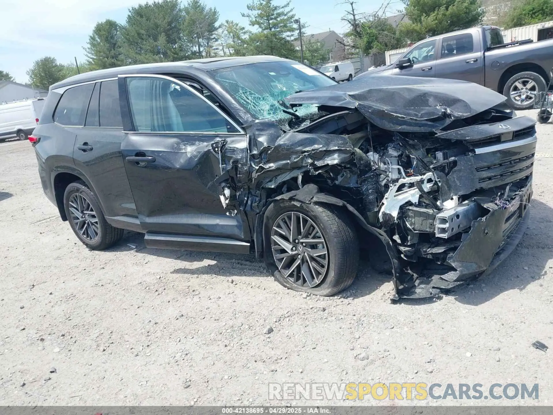 1 Photograph of a damaged car 5TDAAAB62RS000973 LEXUS TX 350 2024