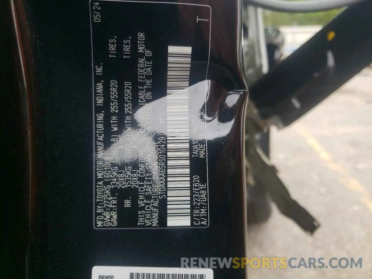 14 Photograph of a damaged car 5TDAAAA65RS010429 LEXUS TX 350 BAS 2024