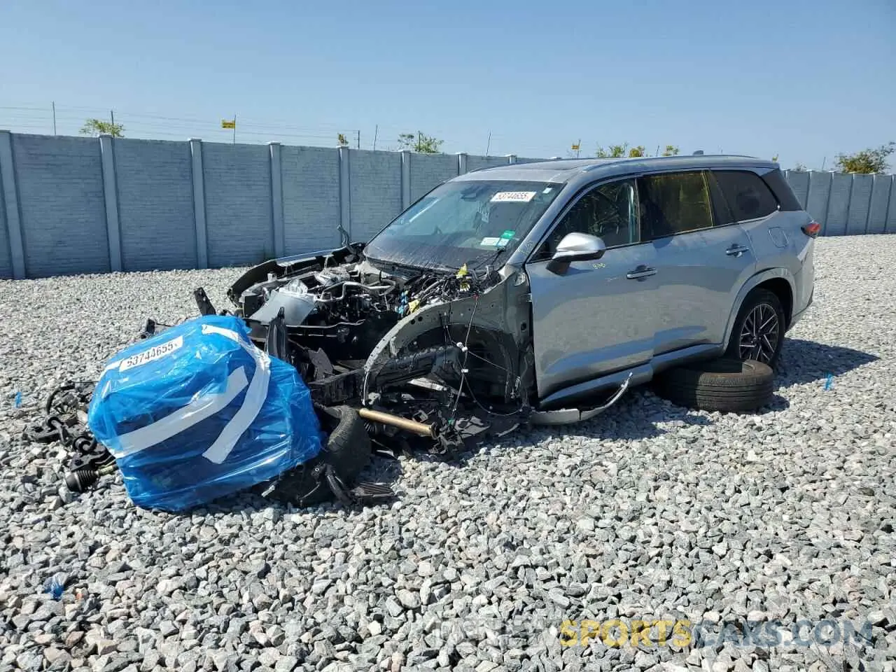 1 Photograph of a damaged car 5TDAAAB6XRS006312 LEXUS TX 350 BAS 2024