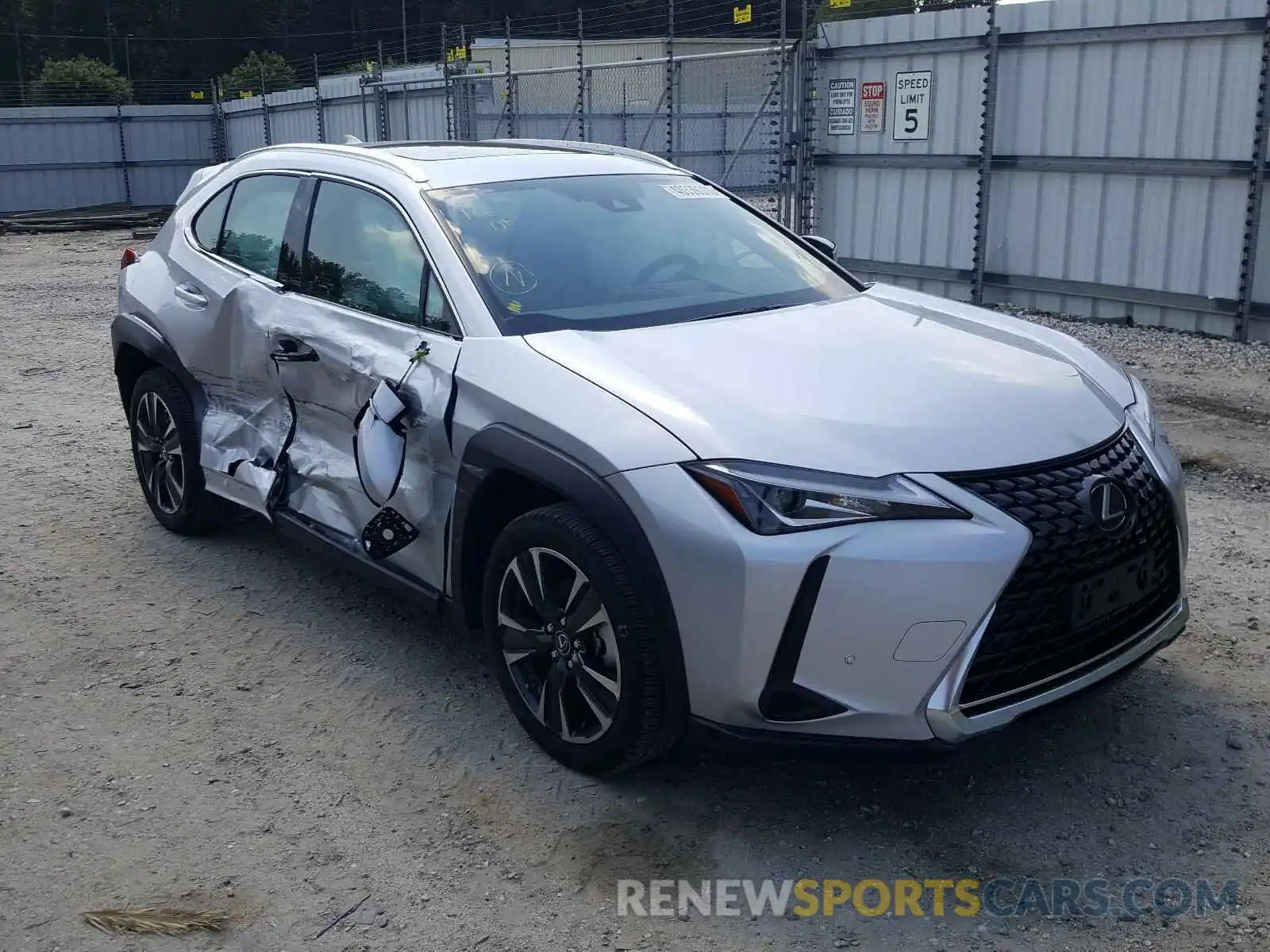 1 Photograph of a damaged car JTHY3JBH0K2000623 LEXUS UX 200 2019