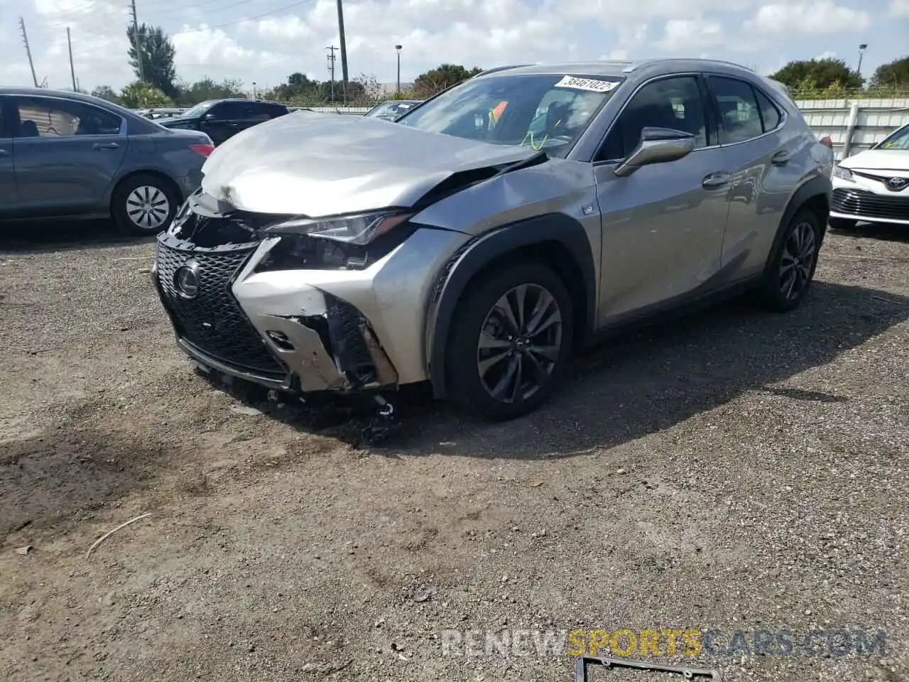 2 Photograph of a damaged car JTHY3JBH0K2003215 LEXUS UX 200 2019