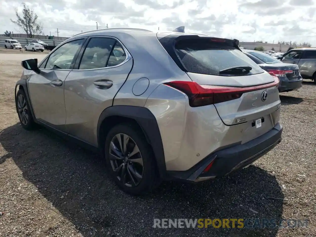 3 Photograph of a damaged car JTHY3JBH0K2003215 LEXUS UX 200 2019