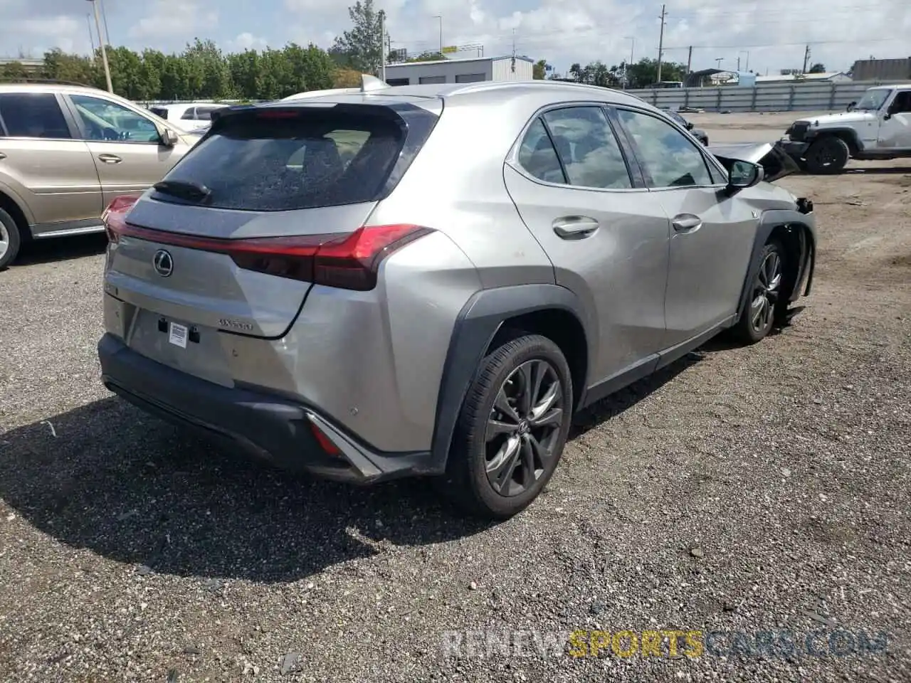 4 Photograph of a damaged car JTHY3JBH0K2003215 LEXUS UX 200 2019