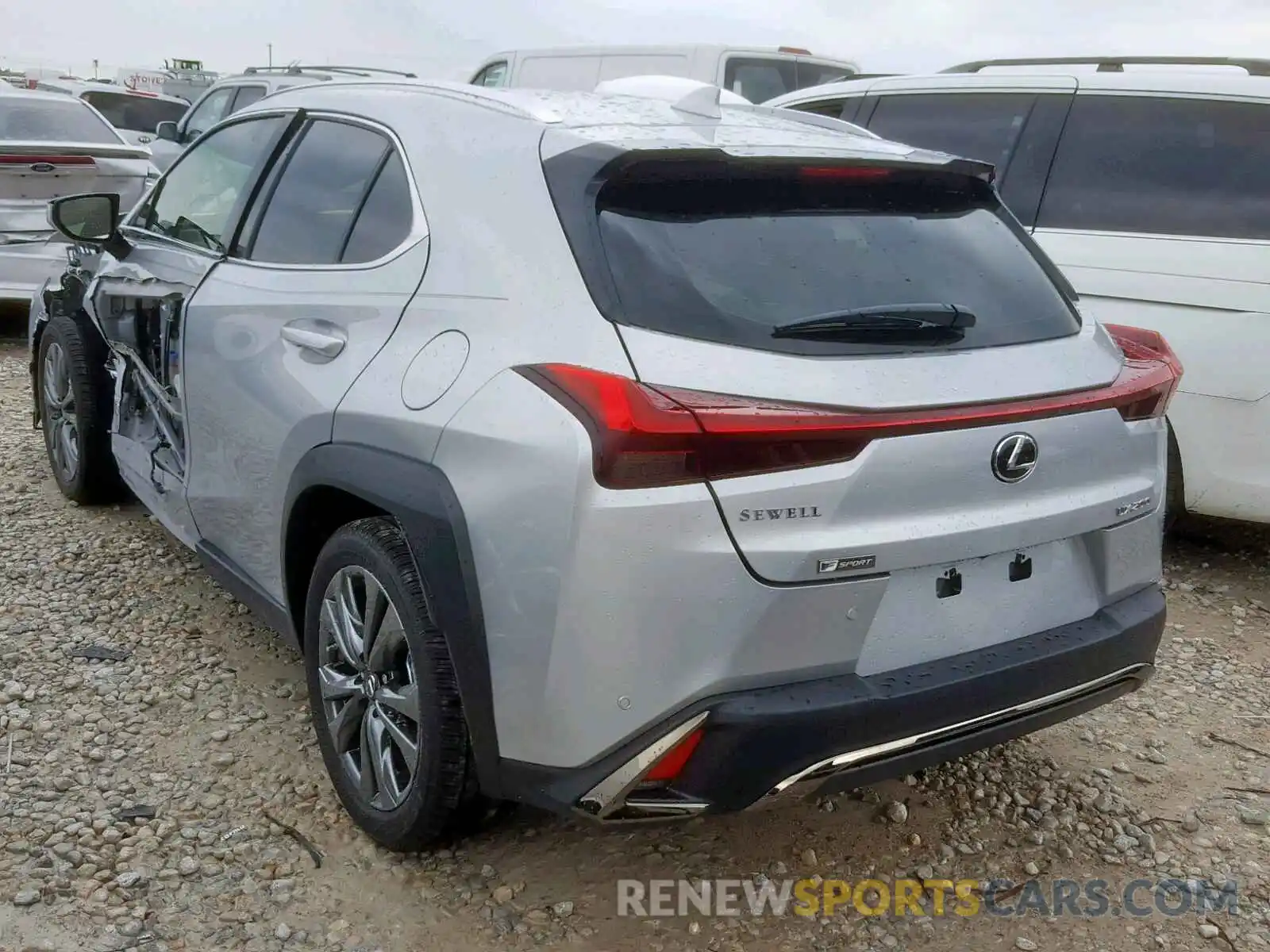 3 Photograph of a damaged car JTHY3JBH0K2011282 LEXUS UX 200 2019