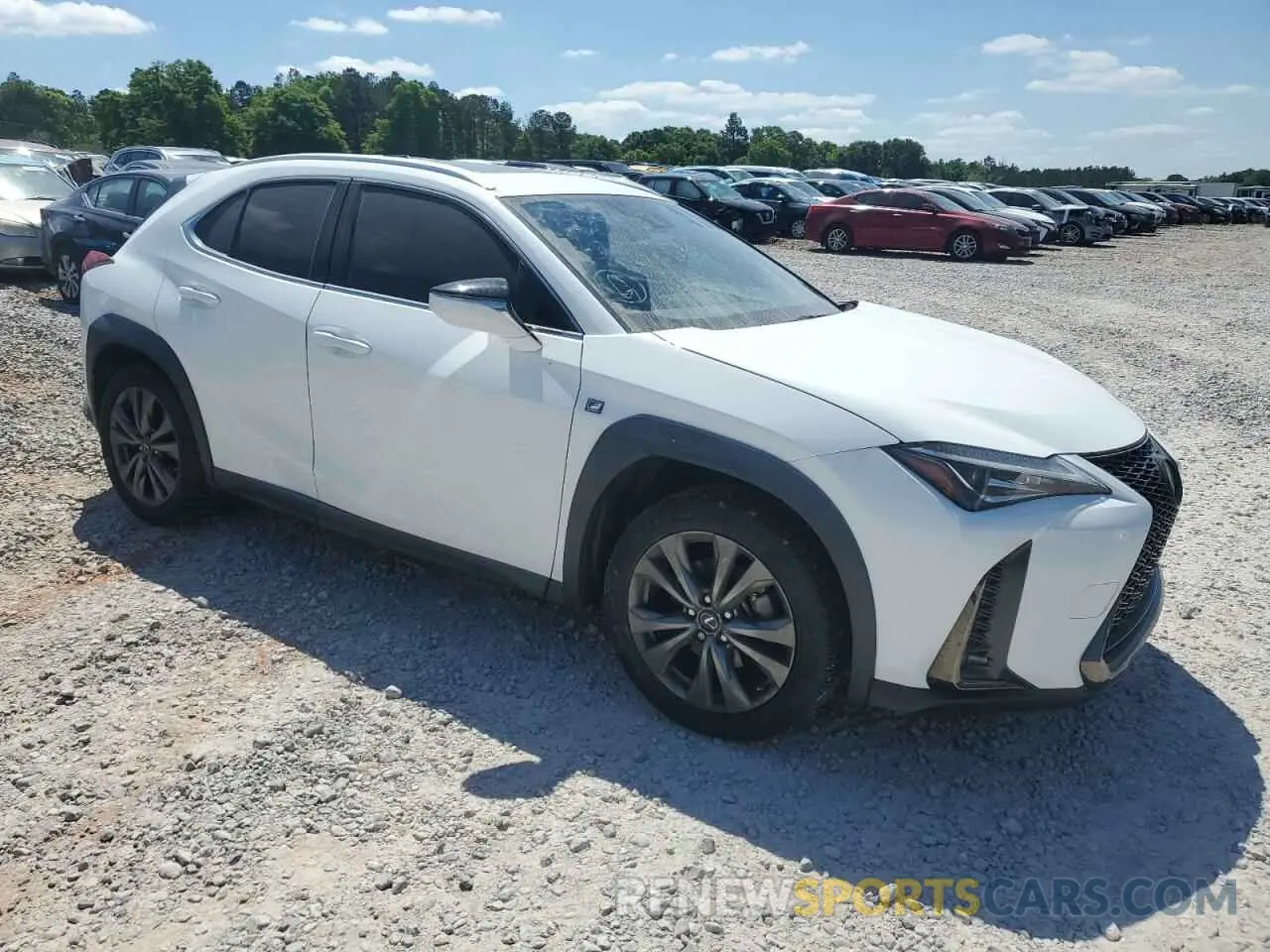4 Photograph of a damaged car JTHY3JBH0K2019012 LEXUS UX 200 2019