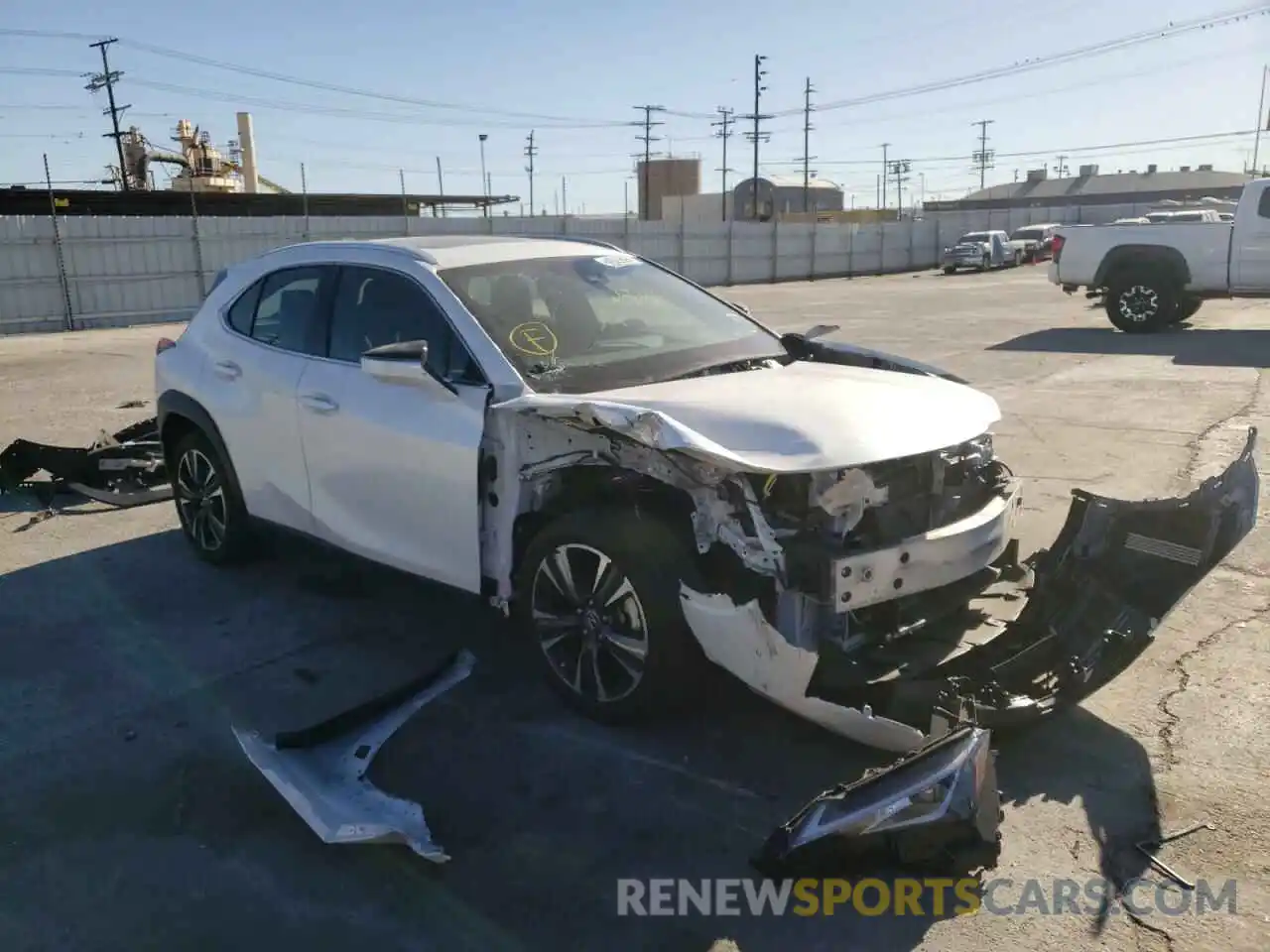 1 Photograph of a damaged car JTHY3JBH1K2005586 LEXUS UX 200 2019