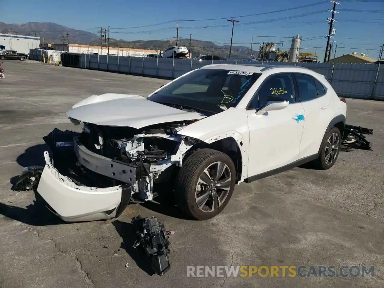 2 Photograph of a damaged car JTHY3JBH1K2005586 LEXUS UX 200 2019