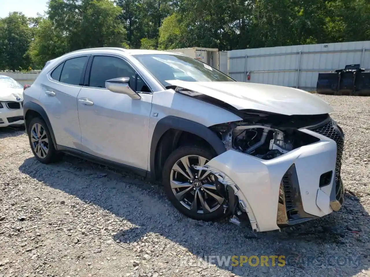 1 Photograph of a damaged car JTHY3JBH1K2018841 LEXUS UX 200 2019