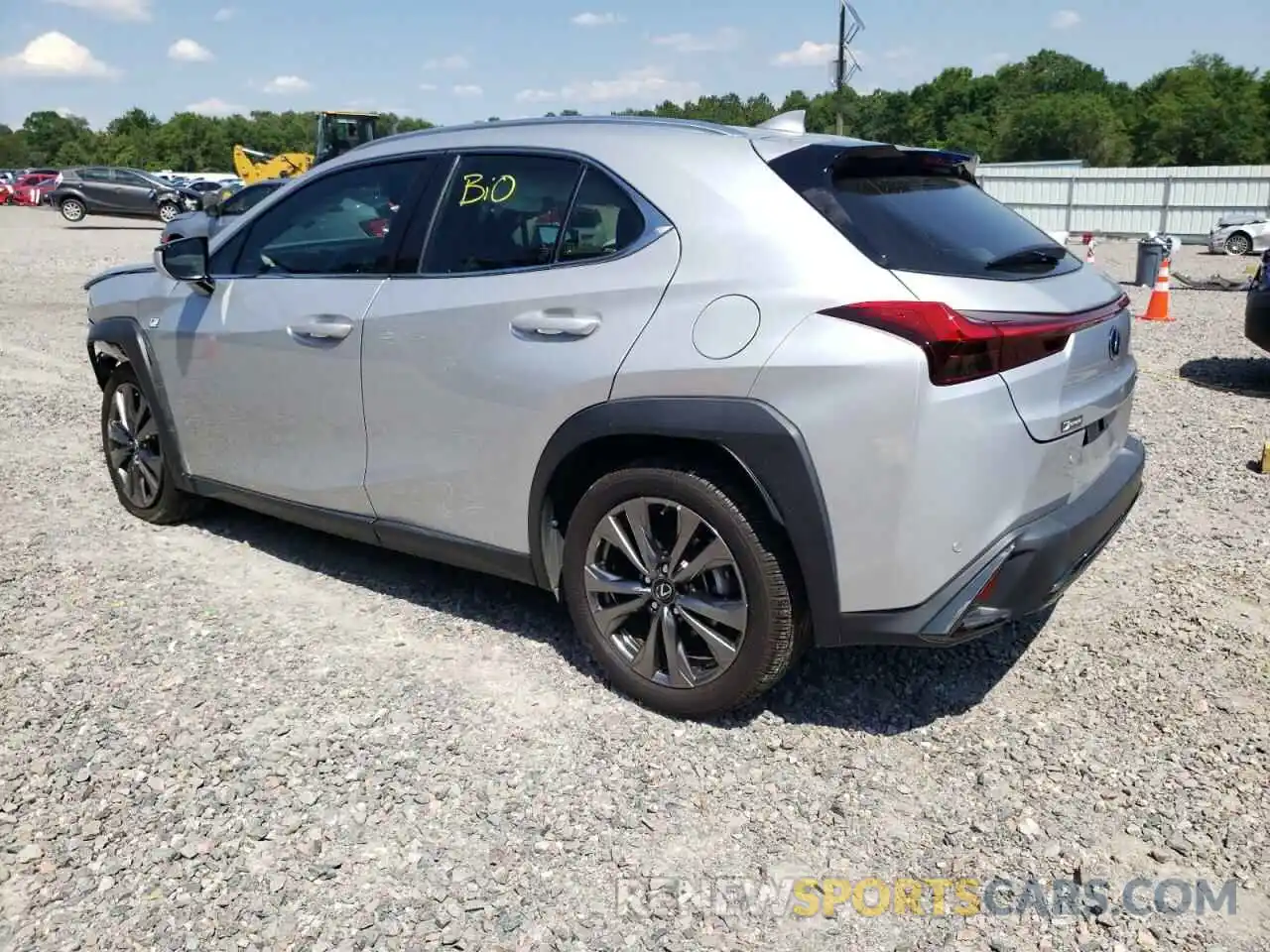 3 Photograph of a damaged car JTHY3JBH1K2018841 LEXUS UX 200 2019