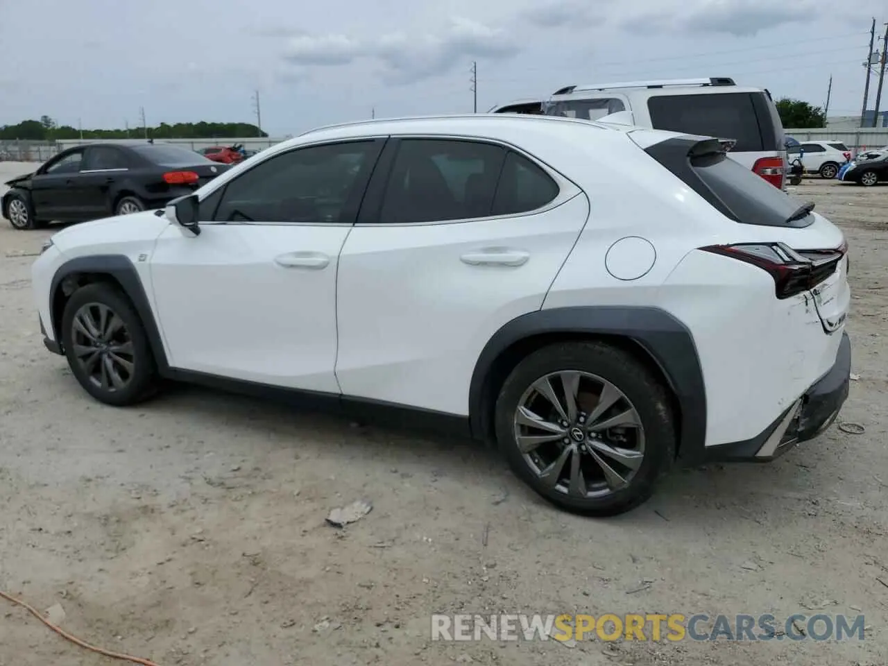 2 Photograph of a damaged car JTHY3JBH2K2003779 LEXUS UX 200 2019