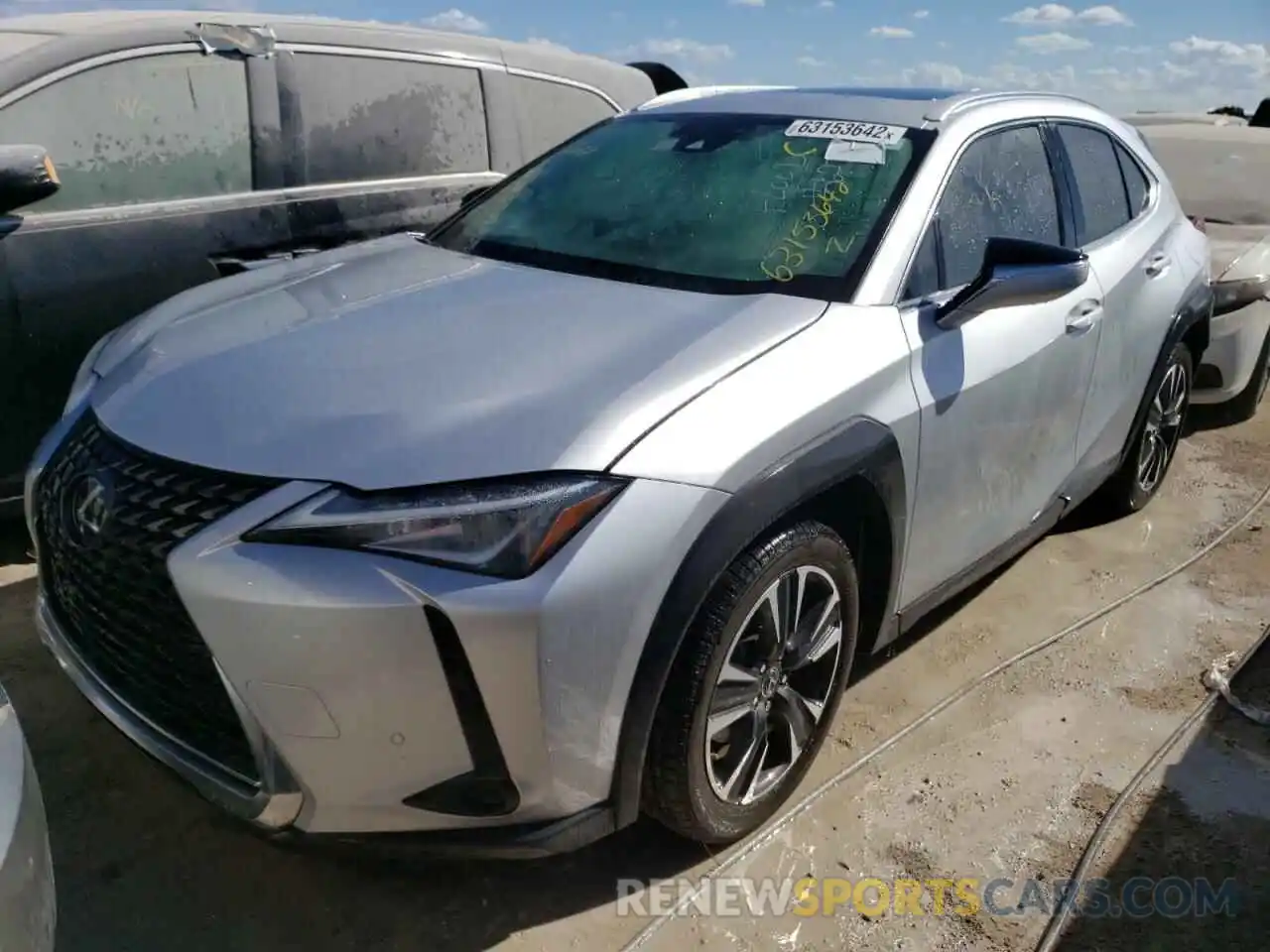 2 Photograph of a damaged car JTHY3JBH2K2006276 LEXUS UX 200 2019