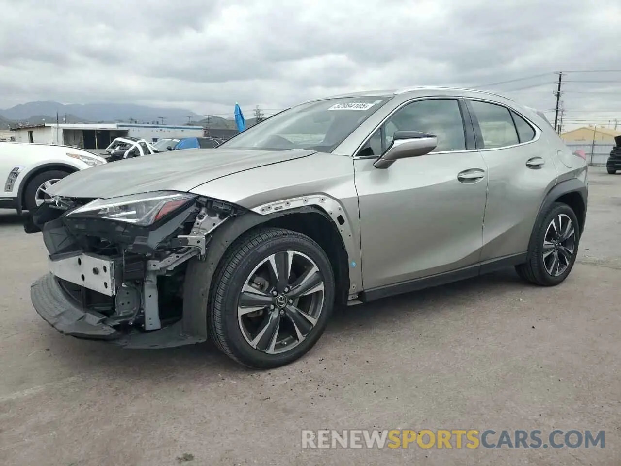 1 Photograph of a damaged car JTHY3JBH2K2017553 LEXUS UX 200 2019