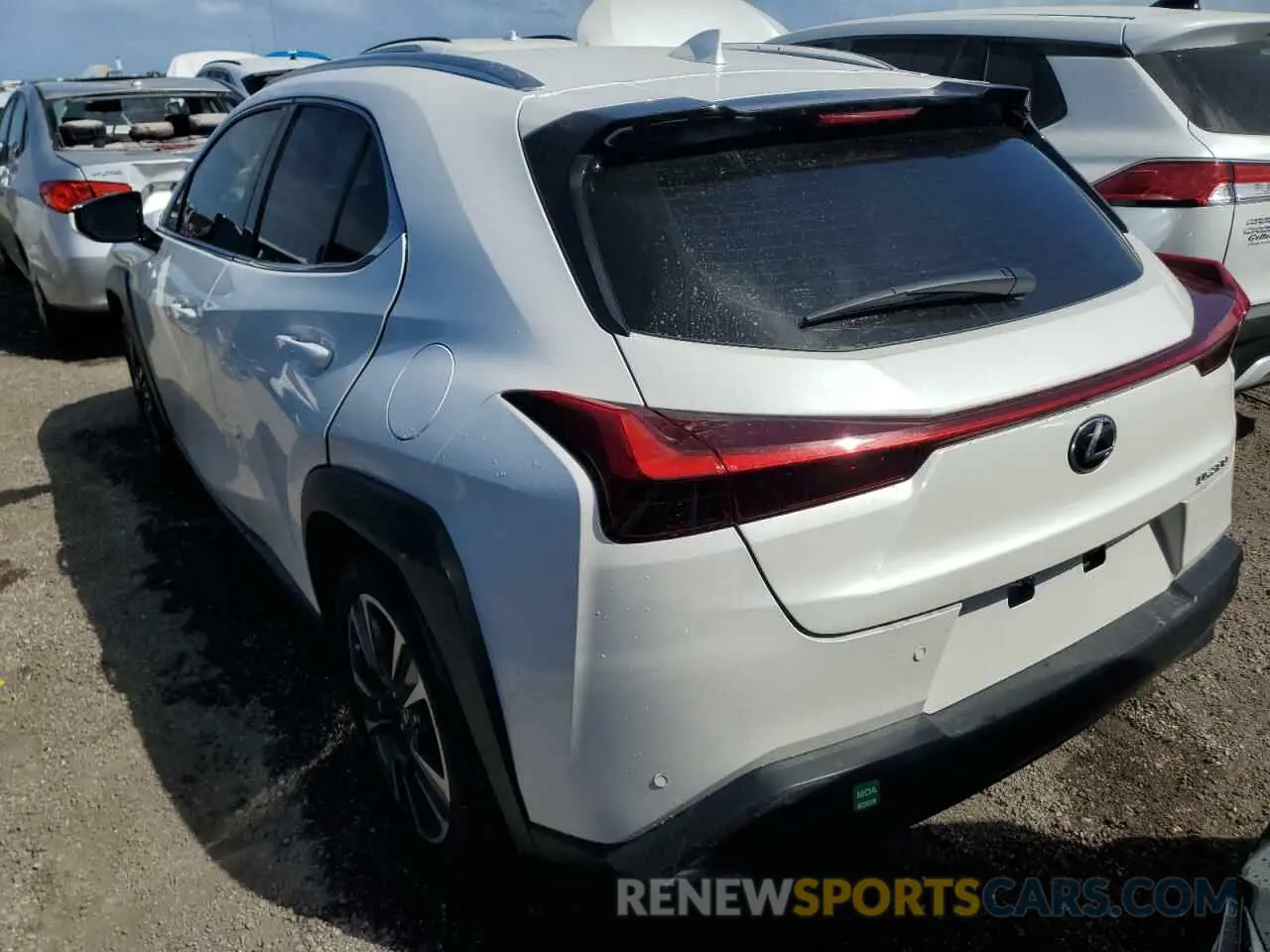 2 Photograph of a damaged car JTHY3JBH2K2019688 LEXUS UX 200 2019