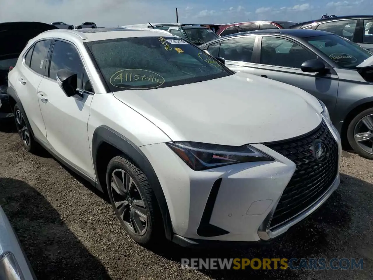 4 Photograph of a damaged car JTHY3JBH2K2019688 LEXUS UX 200 2019