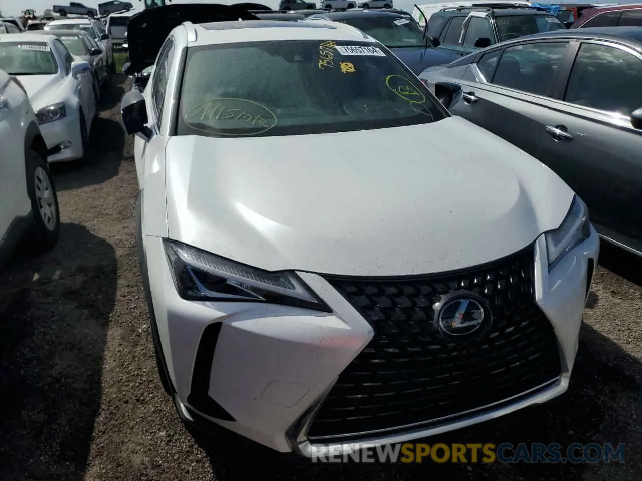 5 Photograph of a damaged car JTHY3JBH2K2019688 LEXUS UX 200 2019