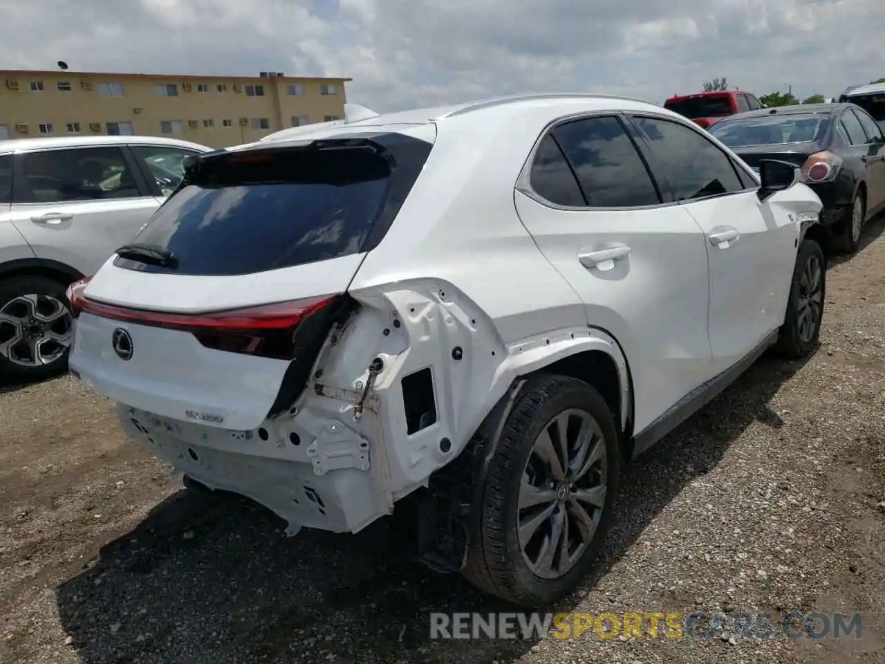 4 Photograph of a damaged car JTHY3JBH3K2001930 LEXUS UX 200 2019