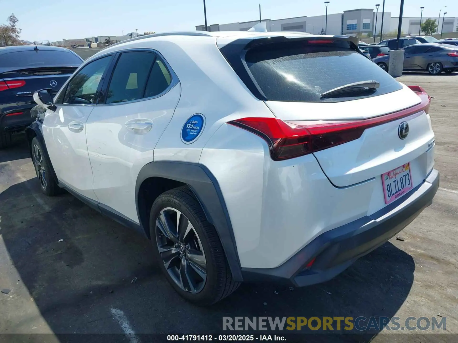 3 Photograph of a damaged car JTHY3JBH3K2002849 LEXUS UX 200 2019