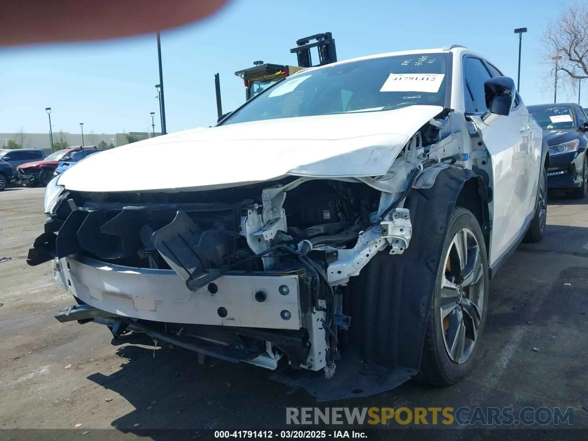 6 Photograph of a damaged car JTHY3JBH3K2002849 LEXUS UX 200 2019