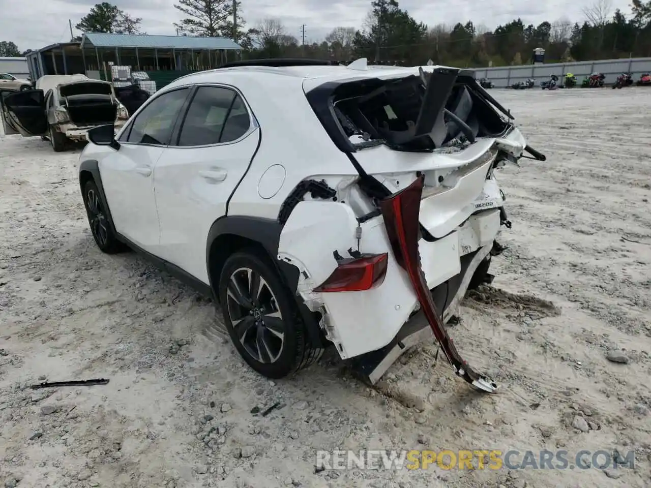 3 Photograph of a damaged car JTHY3JBH3K2004181 LEXUS UX 200 2019