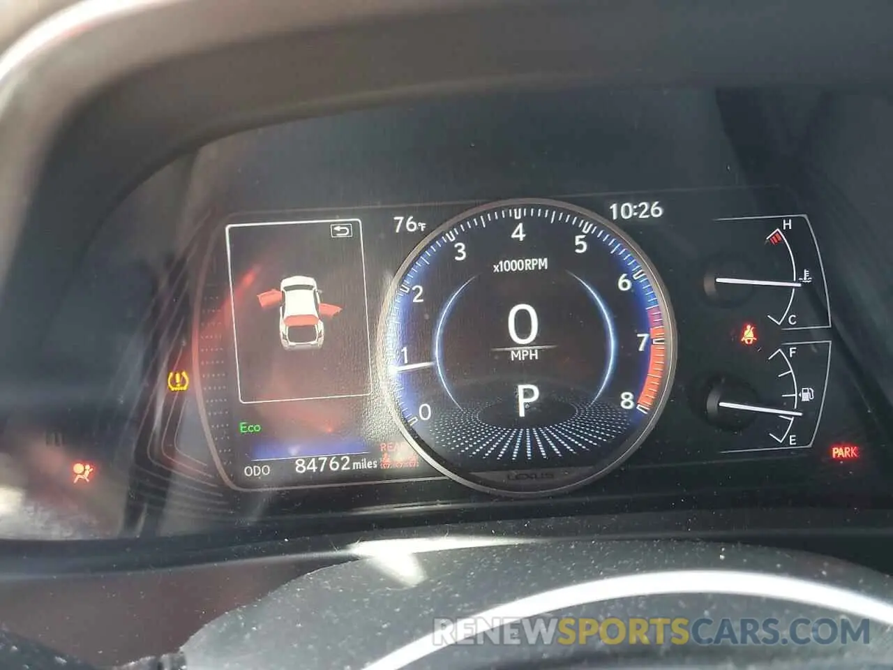 9 Photograph of a damaged car JTHY3JBH3K2005427 LEXUS UX 200 2019