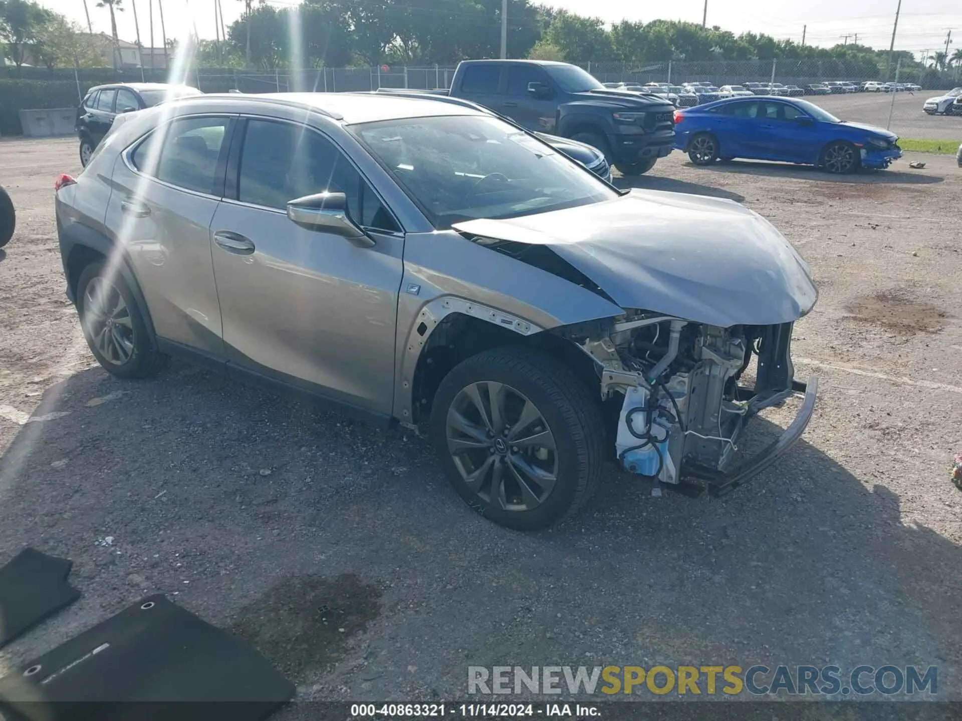 1 Photograph of a damaged car JTHY3JBH3K2014256 LEXUS UX 200 2019