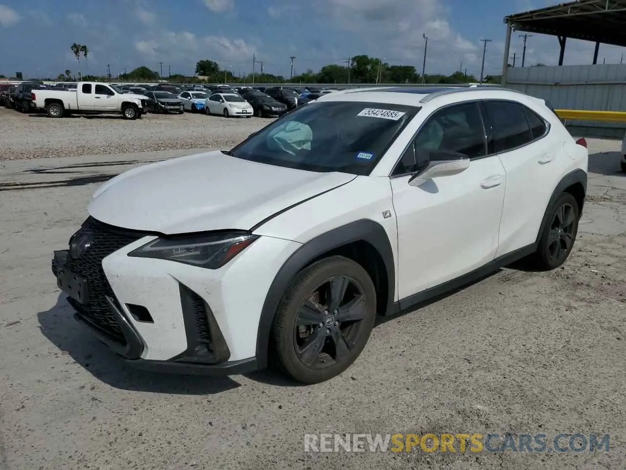 1 Photograph of a damaged car JTHY3JBH4K2013973 LEXUS UX 200 2019