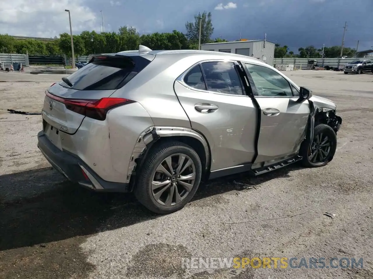 3 Photograph of a damaged car JTHY3JBH6K2000531 LEXUS UX 200 2019