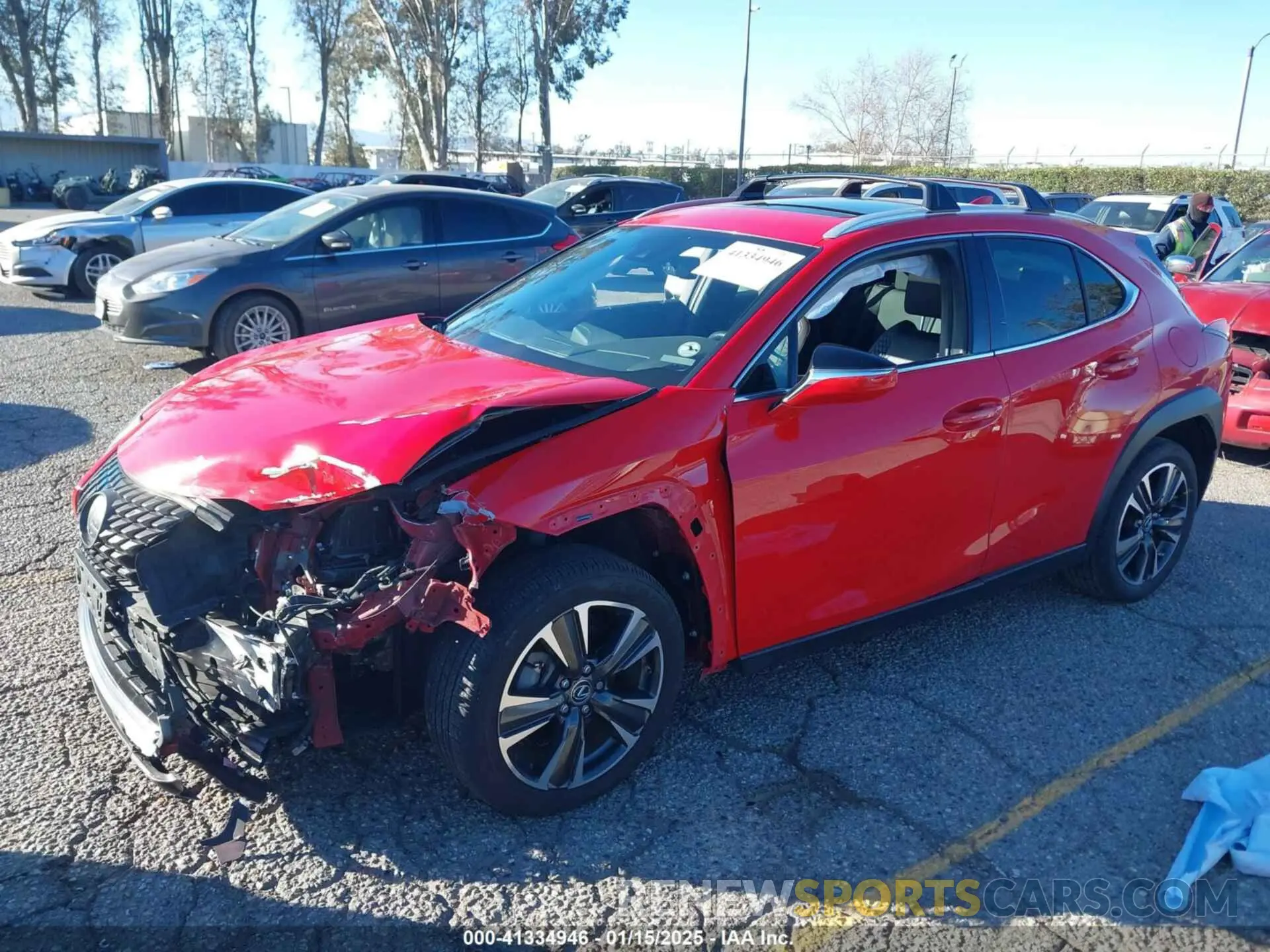 2 Photograph of a damaged car JTHY3JBH6K2000559 LEXUS UX 200 2019