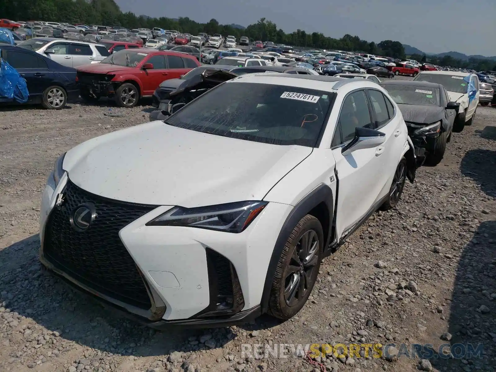 2 Photograph of a damaged car JTHY3JBH6K2003395 LEXUS UX 200 2019