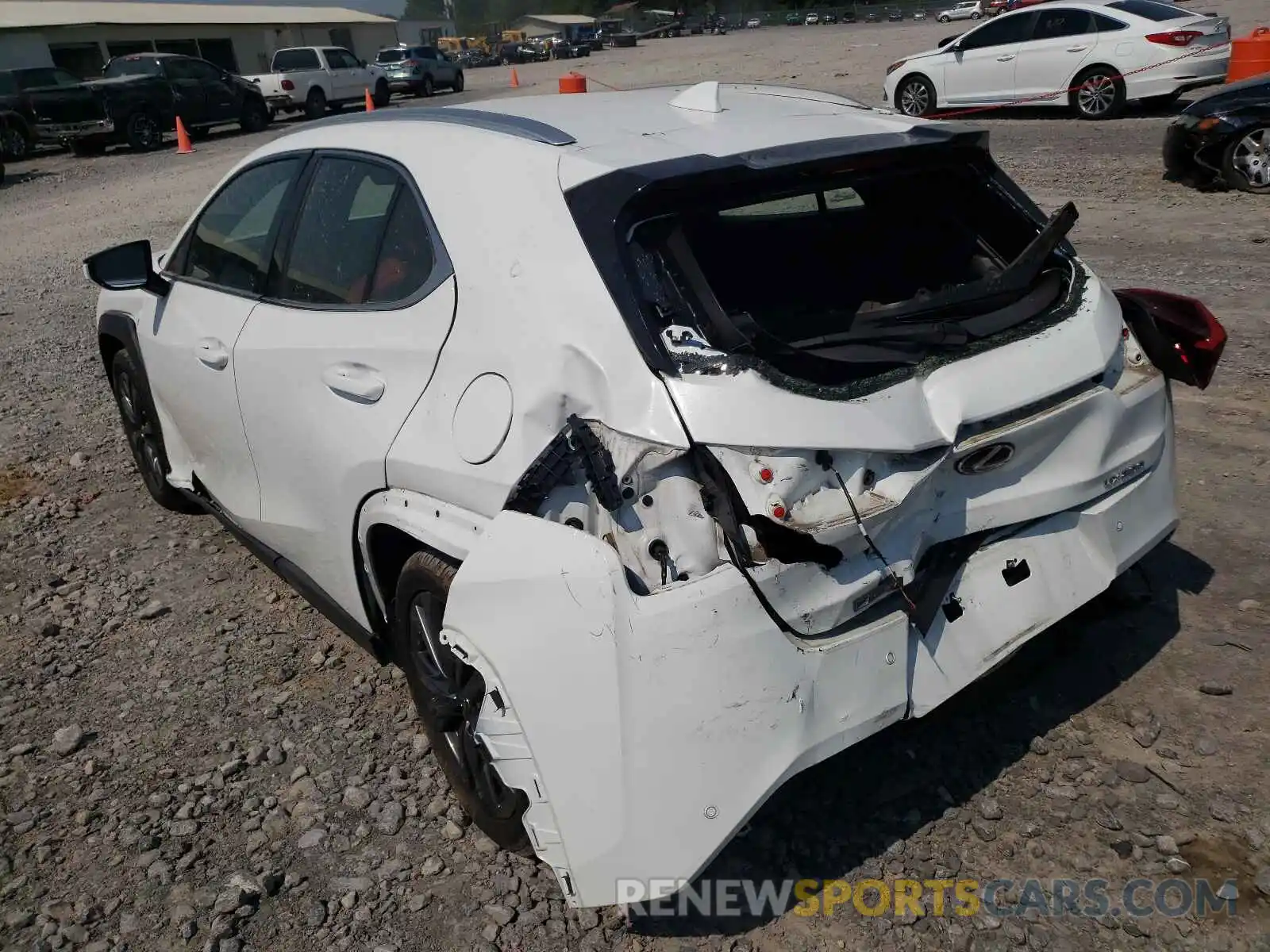 3 Photograph of a damaged car JTHY3JBH6K2003395 LEXUS UX 200 2019