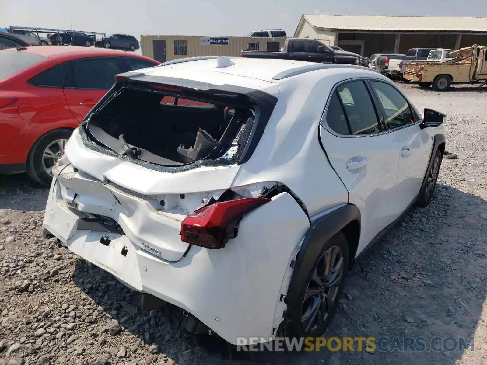 4 Photograph of a damaged car JTHY3JBH6K2003395 LEXUS UX 200 2019