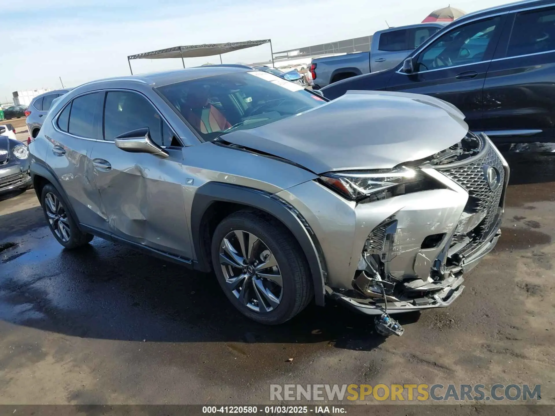 1 Photograph of a damaged car JTHY3JBH6K2017491 LEXUS UX 200 2019