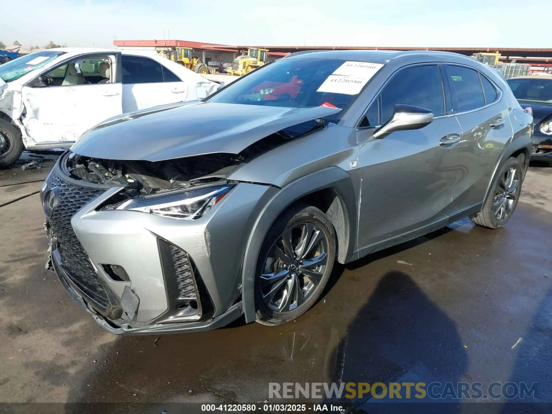 2 Photograph of a damaged car JTHY3JBH6K2017491 LEXUS UX 200 2019