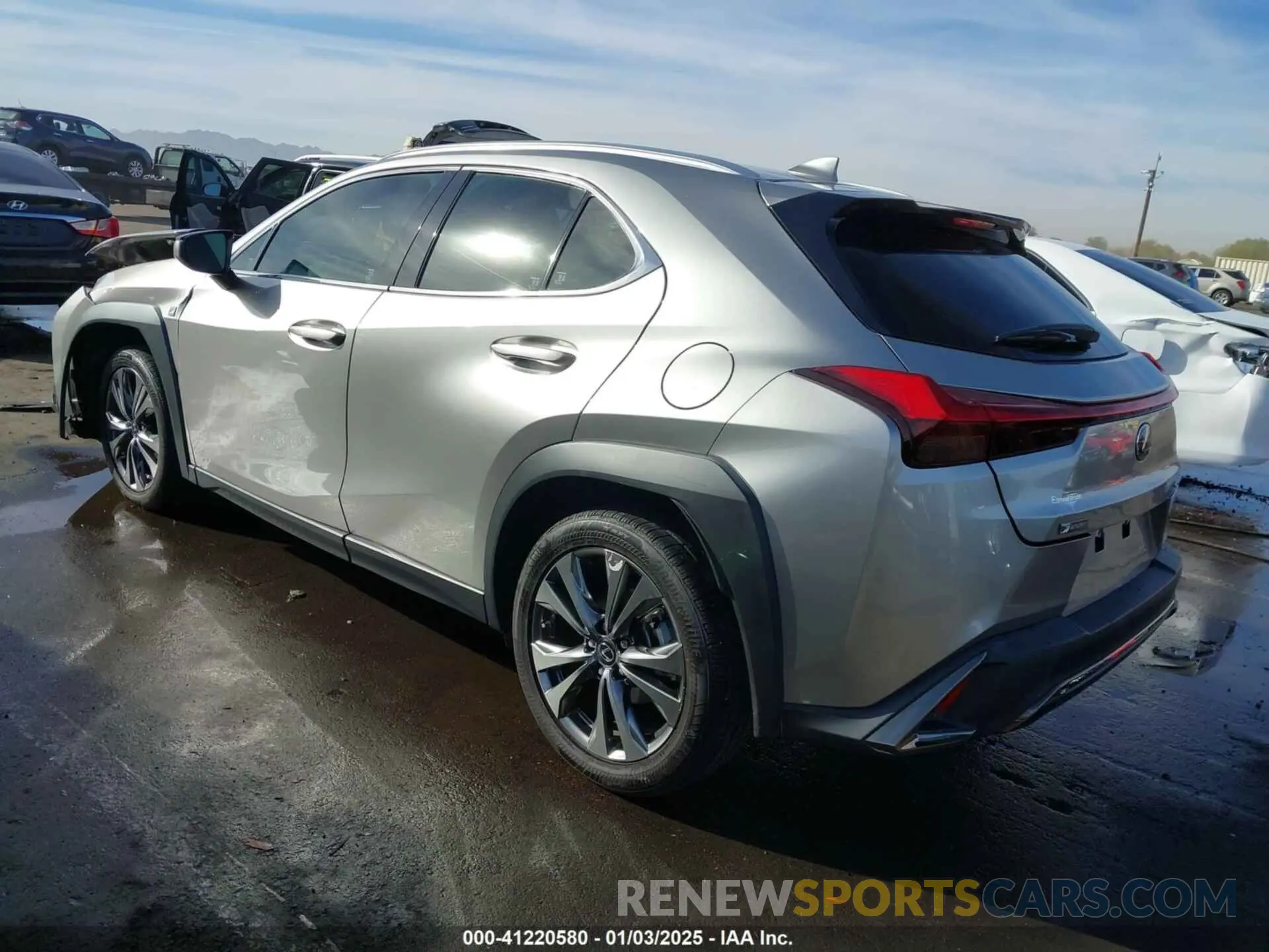 3 Photograph of a damaged car JTHY3JBH6K2017491 LEXUS UX 200 2019
