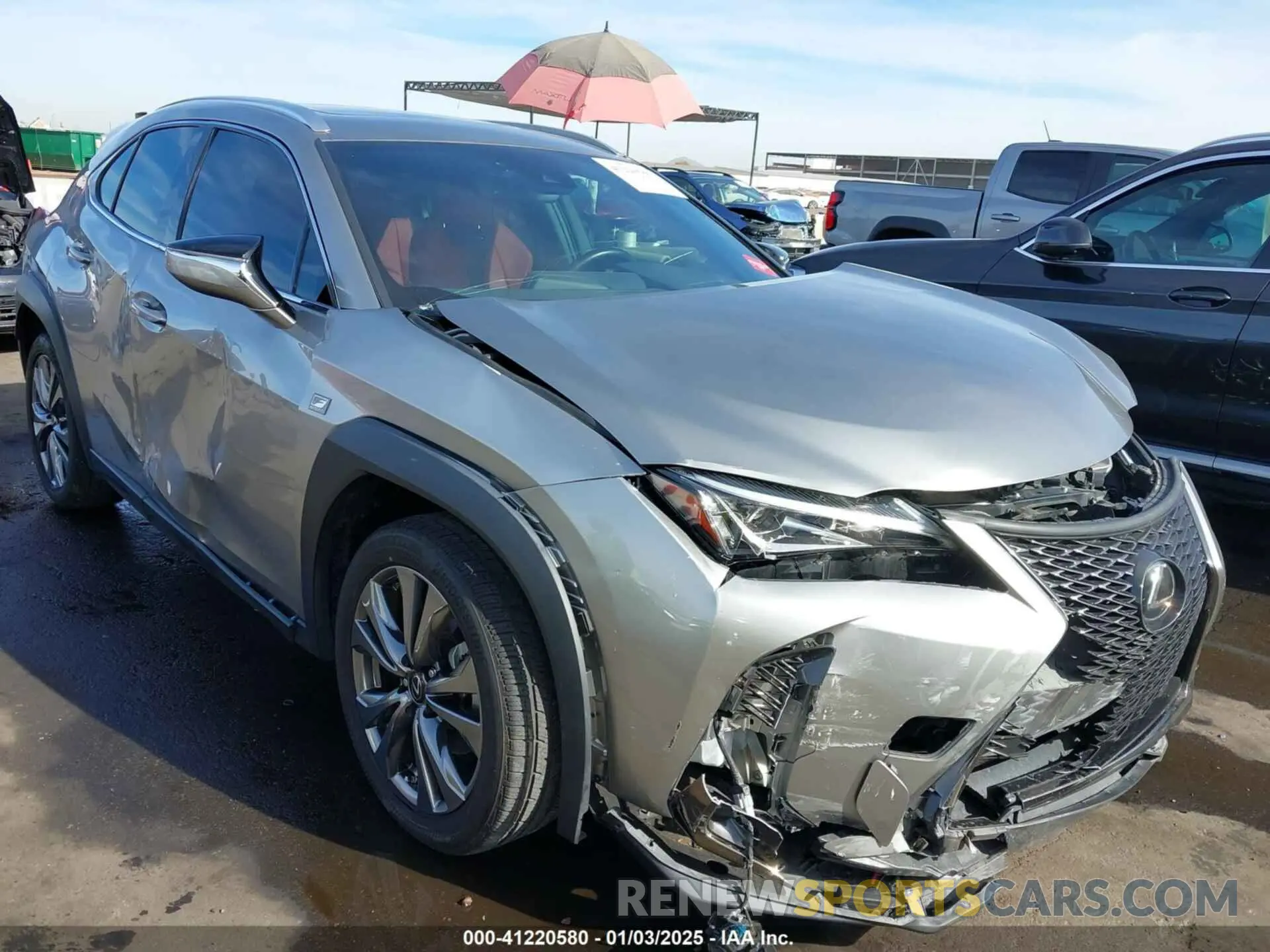 6 Photograph of a damaged car JTHY3JBH6K2017491 LEXUS UX 200 2019