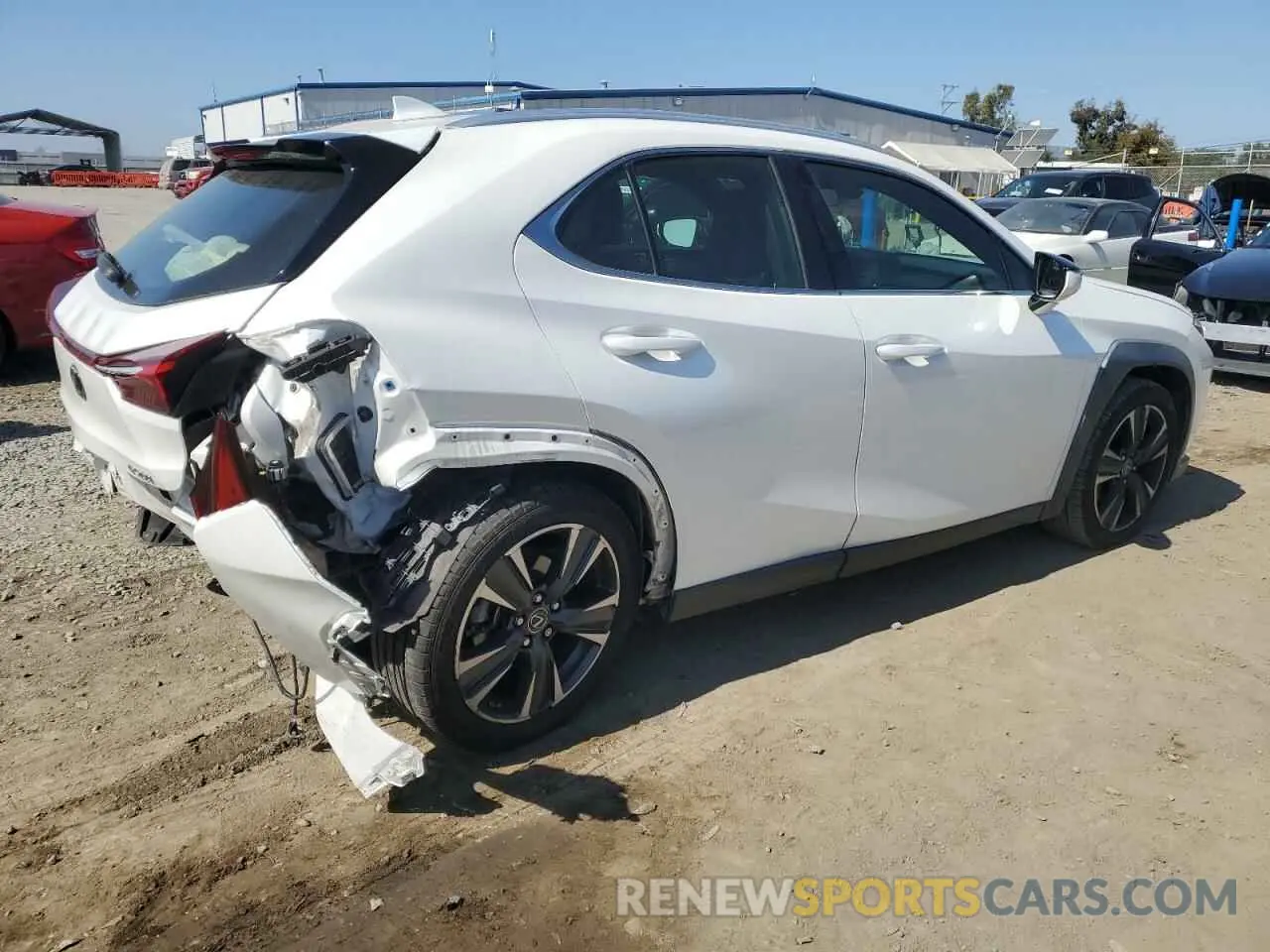 3 Photograph of a damaged car JTHY3JBH7K2004720 LEXUS UX 200 2019
