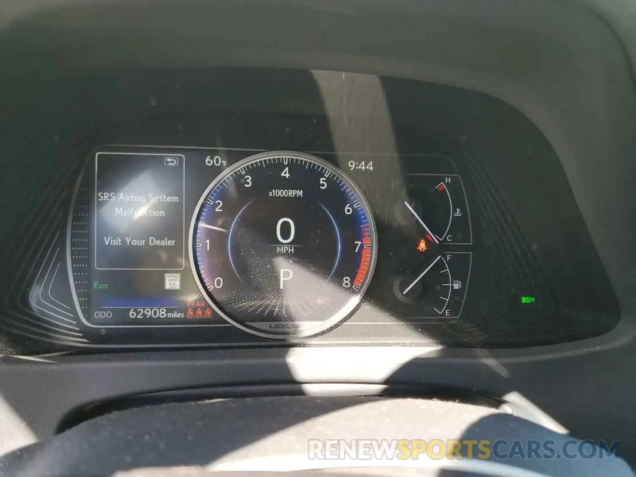 9 Photograph of a damaged car JTHY3JBH7K2004720 LEXUS UX 200 2019