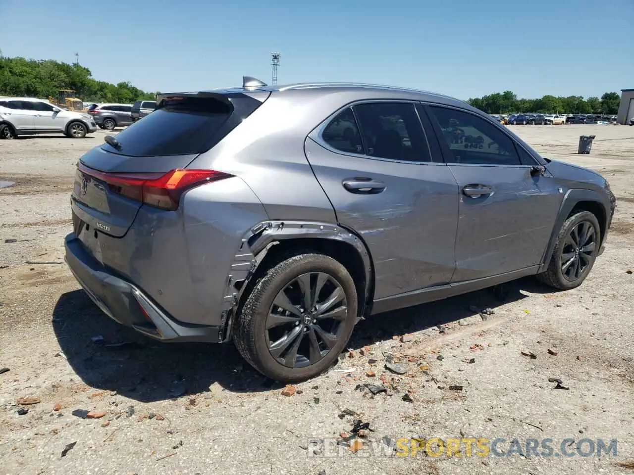 3 Photograph of a damaged car JTHY3JBH7K2016799 LEXUS UX 200 2019