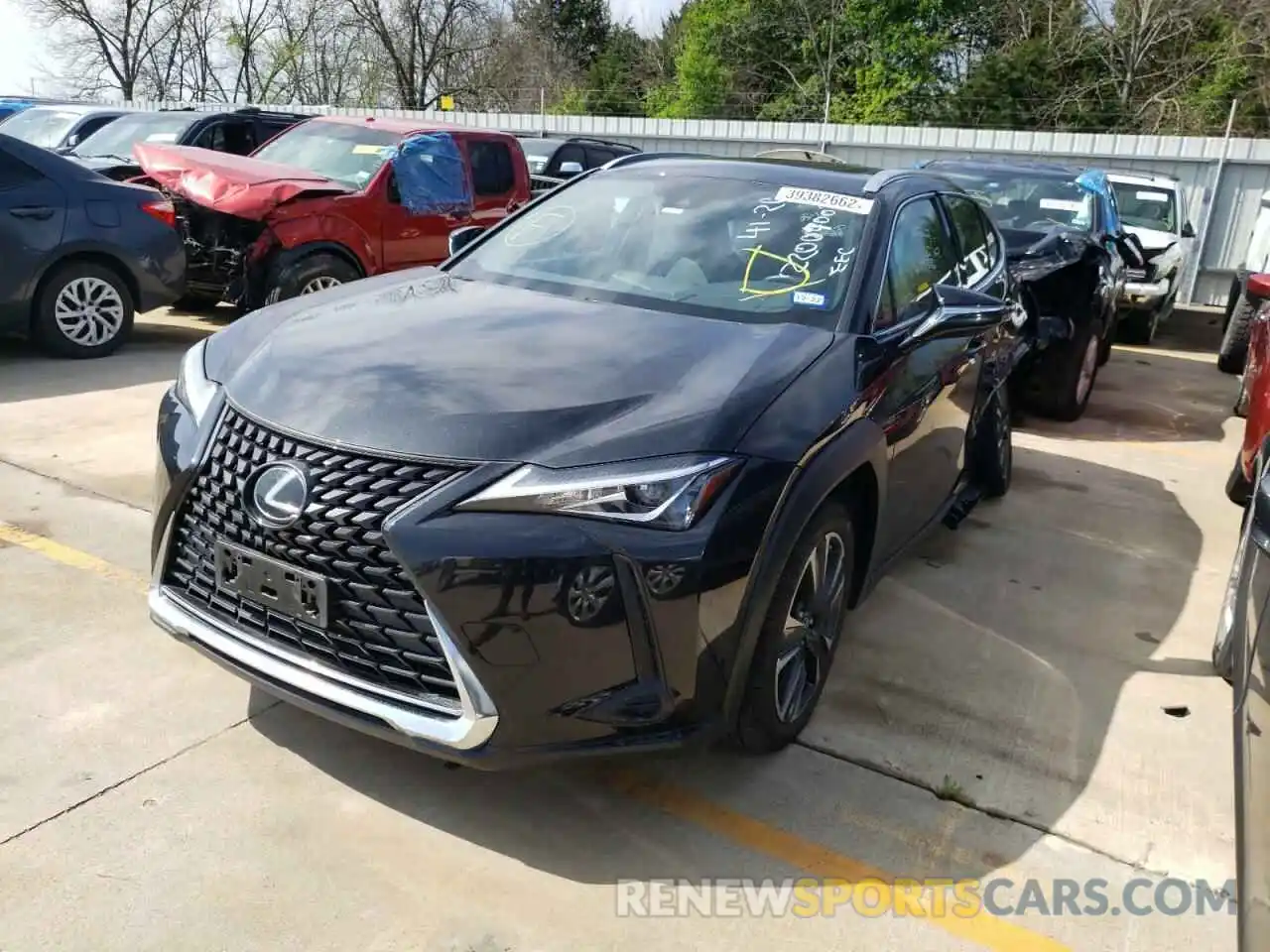 2 Photograph of a damaged car JTHY3JBH7K2020450 LEXUS UX 200 2019